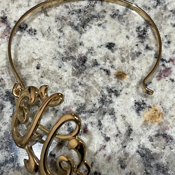BRACELETS • “H” Initial Bangle - Picture 4 of 4